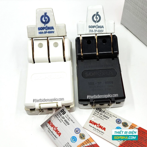 Cầu Dao Đế Sứ 3 Pha 3P 30A 600V D9/D9A SOPOKA