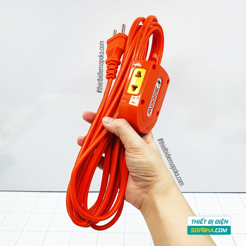 Dây Nối Ổ Cắm Dài Siêu Chịu Tải 3000W S103000W SOPOKA
