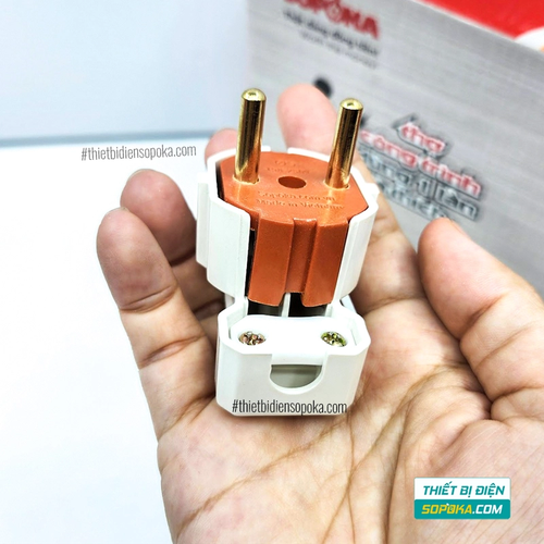 Phích Cắm Điện Dương Gập Vuông Góc 3000W 15A P3000W-G1 SOPOKA