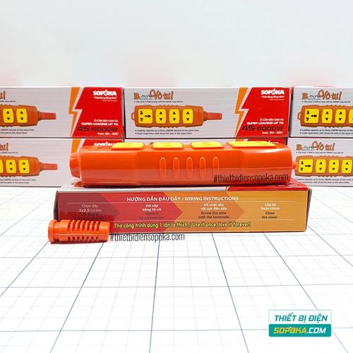 Ổ Cắm Điện 4 Lỗ Không Dây 6000W 4S-6000W SOPOKA