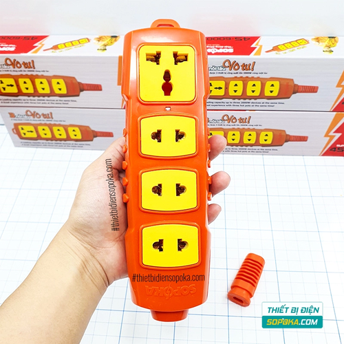 Ổ Cắm Điện 4 Lỗ Không Dây 6000W 4S-6000W SOPOKA