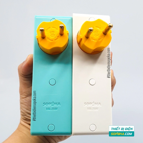 Phích Cắm Chia Điện 5 Lỗ Cổ Xoay Cao 2200W 10A P26 SOPOKA