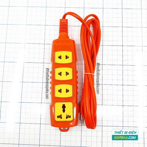 Ổ Cắm Điện 3000W Siêu Chịu Tải Có Dây 4S-3000W SOPOKA