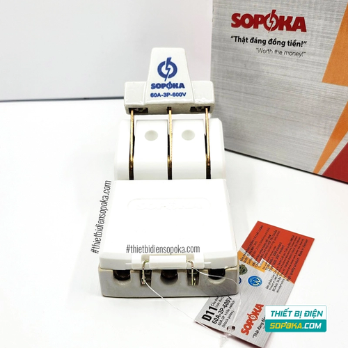 Cầu Dao Đế Sứ 3 Pha 3P 60A 600V D11/D11A SOPOKA