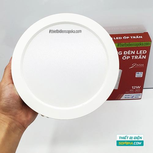 Bóng Đèn LED Ốp Trần Nổi Tròn 12W/18W/24W 220V RS12W/RS18W/RS24W SOPOKA