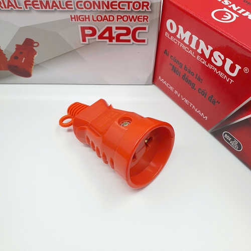 Đầu Nối Âm Công Nghiệp 3000W P42C Màu Cam OMINSU