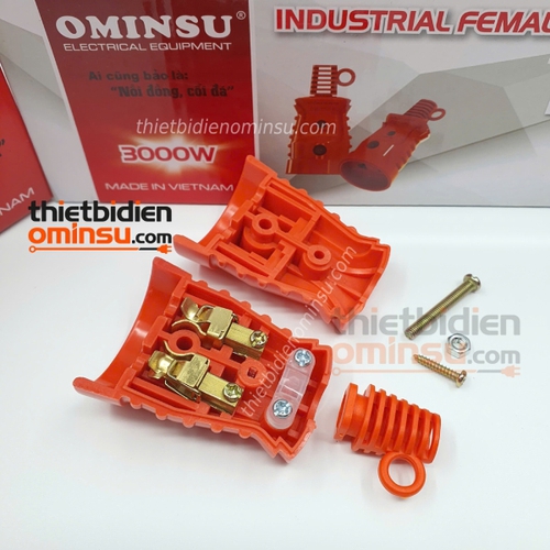 Đầu Nối Âm Công Nghiệp 3000W P42C Màu Cam OMINSU