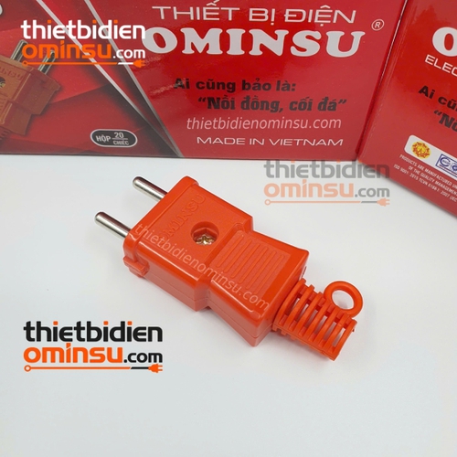 Phích Cắm Công Nghiệp 1 Lớp 3000W (Màu Cam) P34C OMINSU