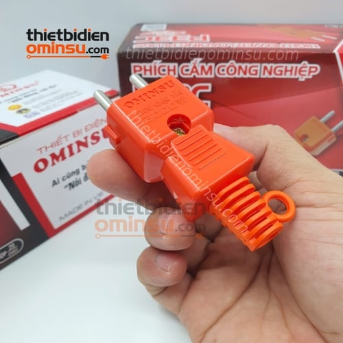 Phích Cắm Công Nghiệp 3000W 2 Lớp (Màu Cam) P33C OMINSU