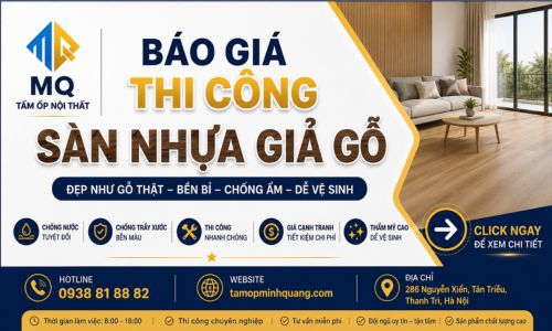 Thi Công Sàn Nhựa Hèm Khóa Hà Nội – Báo Giá 2026