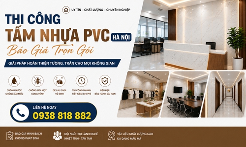Thi Công Tấm Nhựa PVC Hà Nội – Báo Giá Trọn Gói 2026