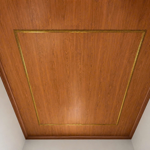 Trần nhựa giả gỗ phòng khách