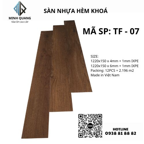 SÀN NHỰA HÈM KHOÁ TF 07