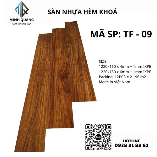 SÀN NHỰA HÈM KHOÁ TF 09