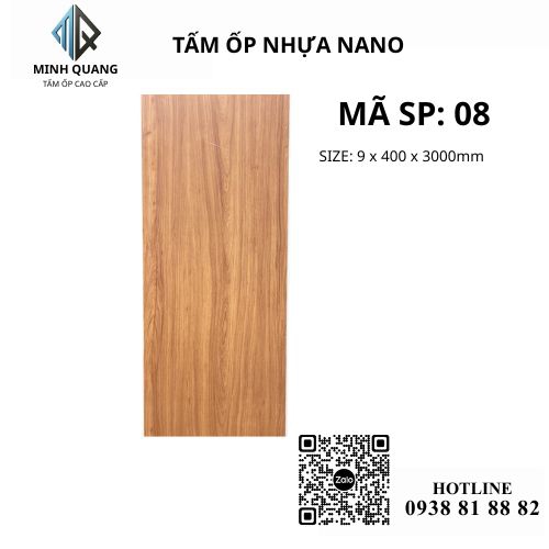 TẤM ỐP TƯỜNG TRẦN NHỰA NANO 08