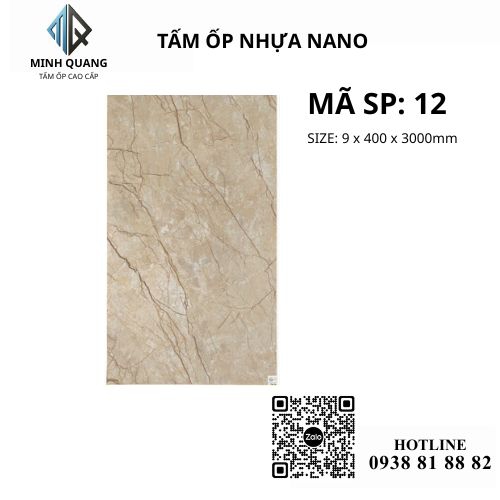 TẤM ỐP TƯỜNG TRẦN NHỰA NANO 12