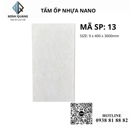 TẤM ỐP TƯỜNG TRẦN NHỰA NANO 13