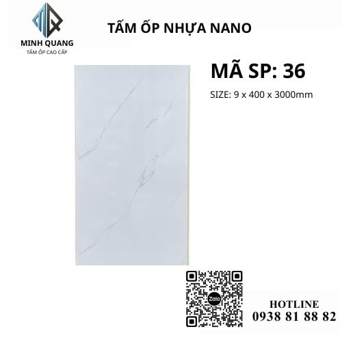 TẤM ỐP TƯỜNG TRẦN NHỰA NANO 36