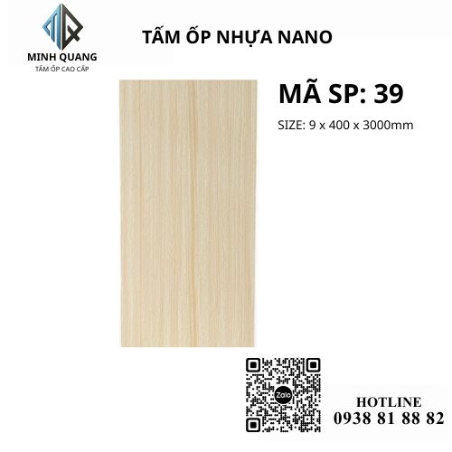 TẤM ỐP TƯỜNG TRẦN NHỰA NANO 39