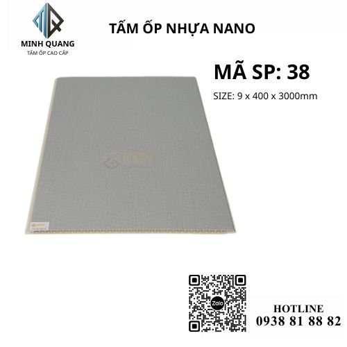 TẤM ỐP TƯỜNG TRẦN NHỰA NANO 38