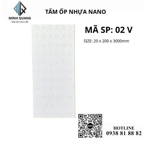 TẤM ỐP TƯỜNG TRẦN NHỰA NANO 02 V