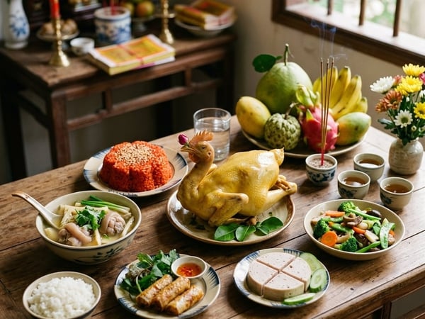 Cách nấu mâm cơm cúng của người Việt: Trọn vẹn hương vị, thành kính trong từng món ăn