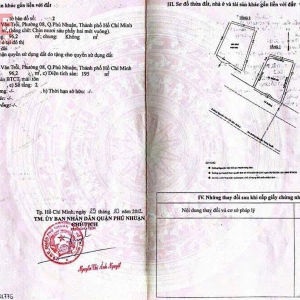 Bán nhà mặt tiền Nguyễn Văn Trỗi, P8, Quận Phú Nhuận