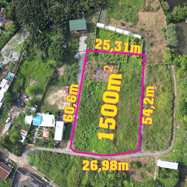 Bán 1500m2 khu GS METRO CITY NHÀ BÈ, Đường Phạm Hữu Lầu, Xã Phước Kiển, Nhà Bè