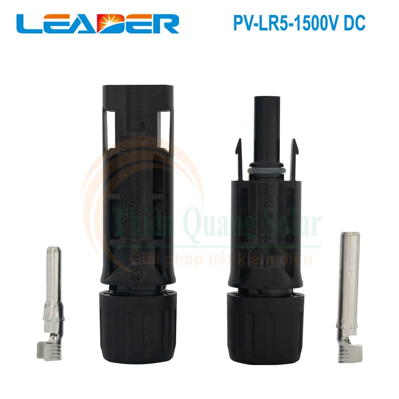 Đầu nối MC4 1500V DC PV-LR5-1500V hãng Leader