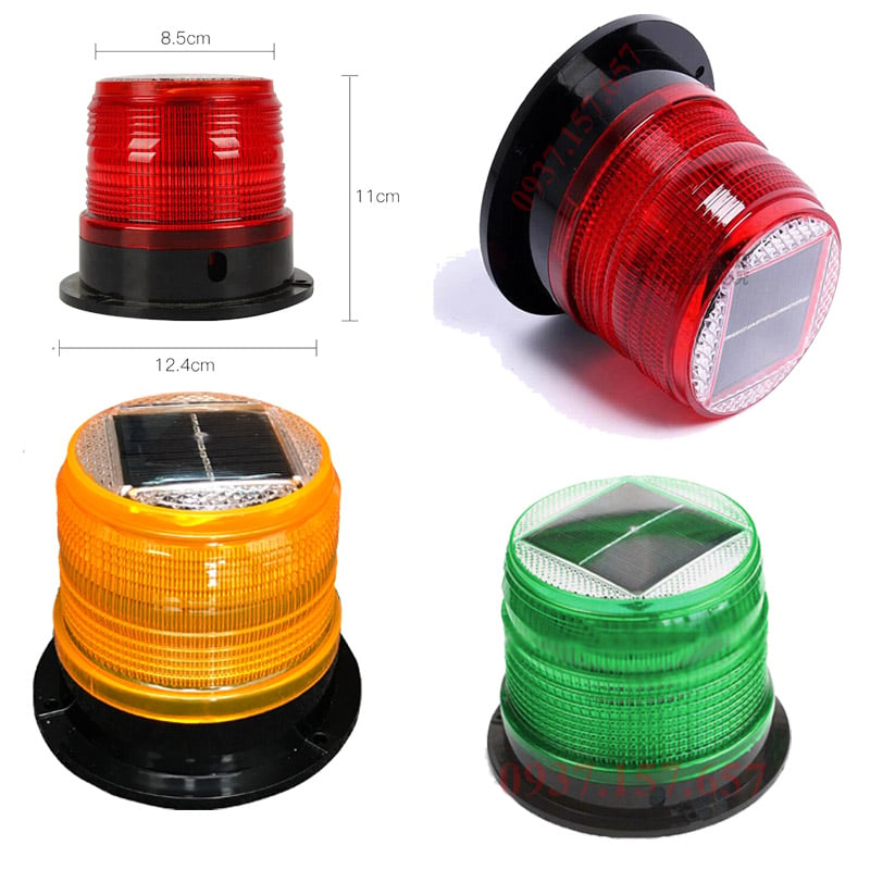 Đèn chớp cảnh báo năng lượng mặt trời JD-030S