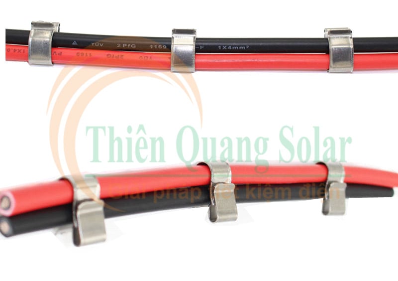 Kẹp dây cáp solar cho dây 4mm và 6mm