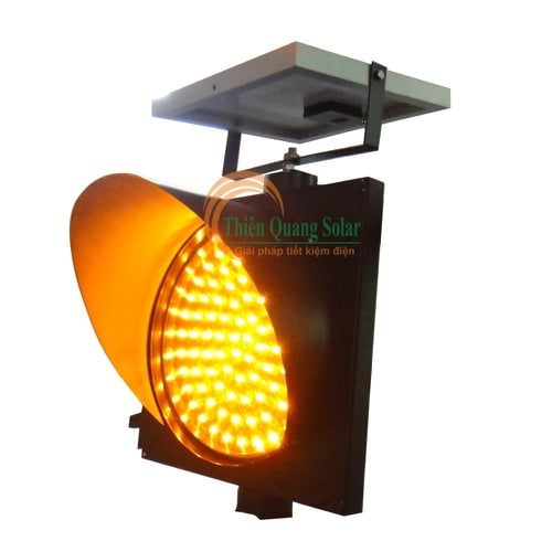 Đèn chớp vàng năng lượng mặt trời D300