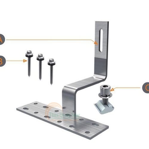 Chân L mái ngói năng lượng mặt trời