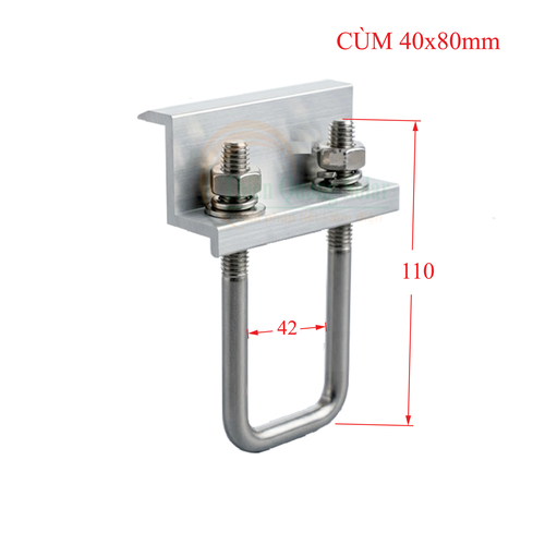 Cùm biên chống bão U40x80