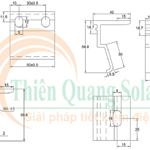 Kẹp sóng tôn cliplock