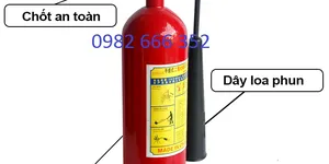 Cấu tạo bình chữa cháy C02