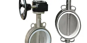 Cấu tạo van bướm thân gang cánh inox