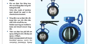 Van bướm là gì ? Cấu tạo và cách vận hành van bướm .