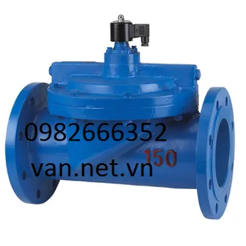 Van điện tử Solenoid nối bích