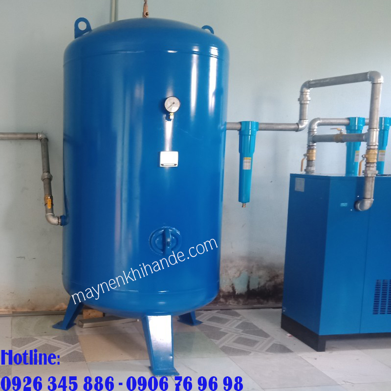 lắp đặt bình chứa khí 2000 lit