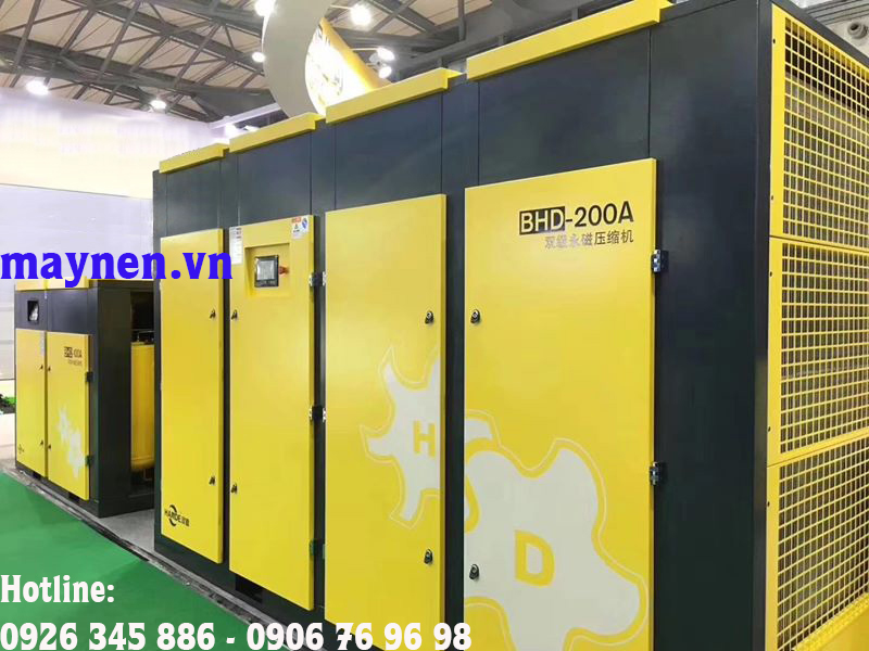 lắp đặt máy nén khí 2 cấp Hande