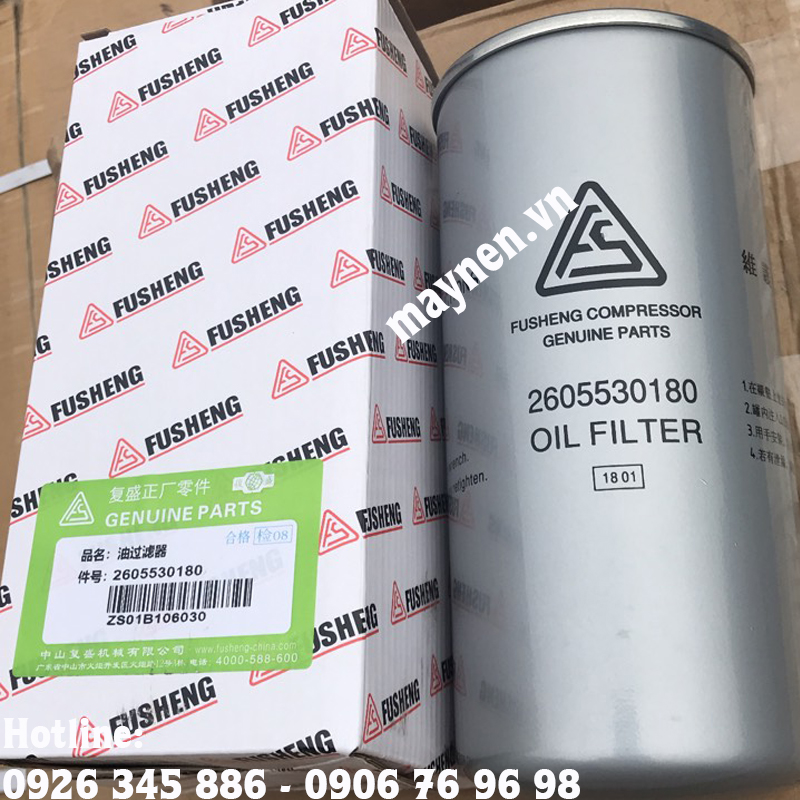 lọc dầu máy nén khí Fusheng