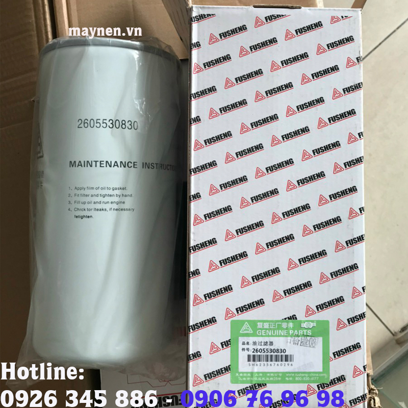 lọc dầu máy nén khí Fusheng