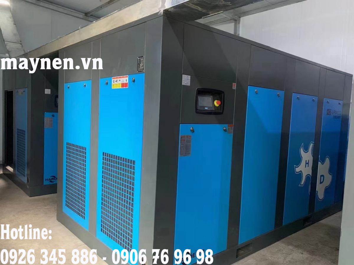 máy nén khí biến tần Hande 185kw - 250hp