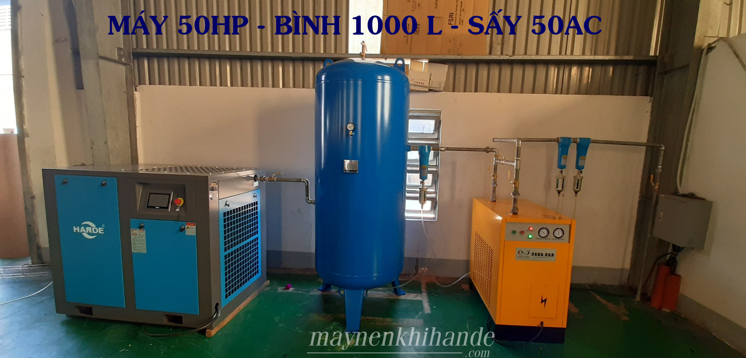 lắp đặt máy nén khí