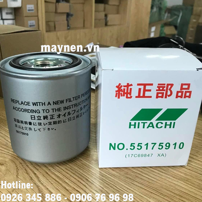 lọc dầu máy nén khí Hitachi
