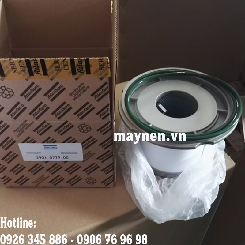 tách dầu máy nén khí atlas copco