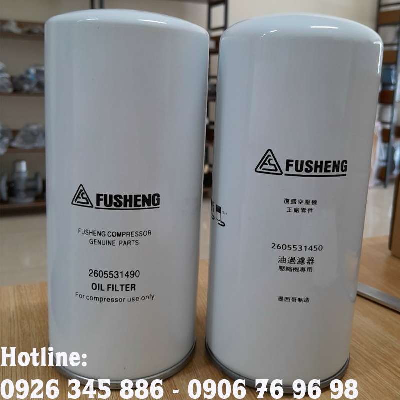 Lọc dầu máy nén khí Fusheng 2605531490