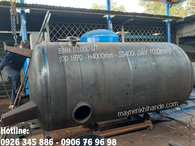 bình chứa khí 10.000 lít