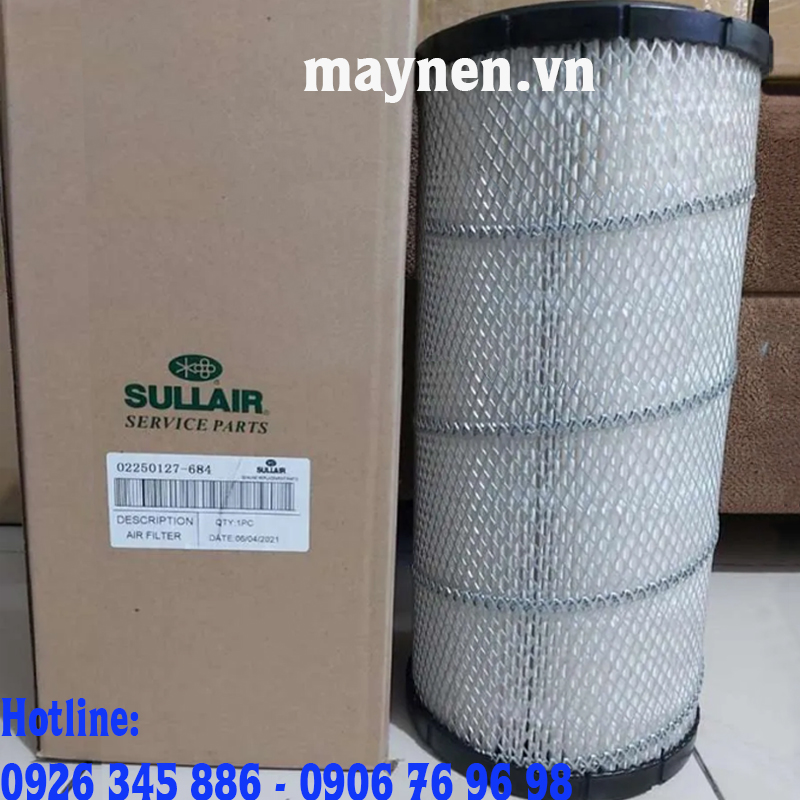 Lọc Gió Máy Nén Khí Sullair-02250127-684